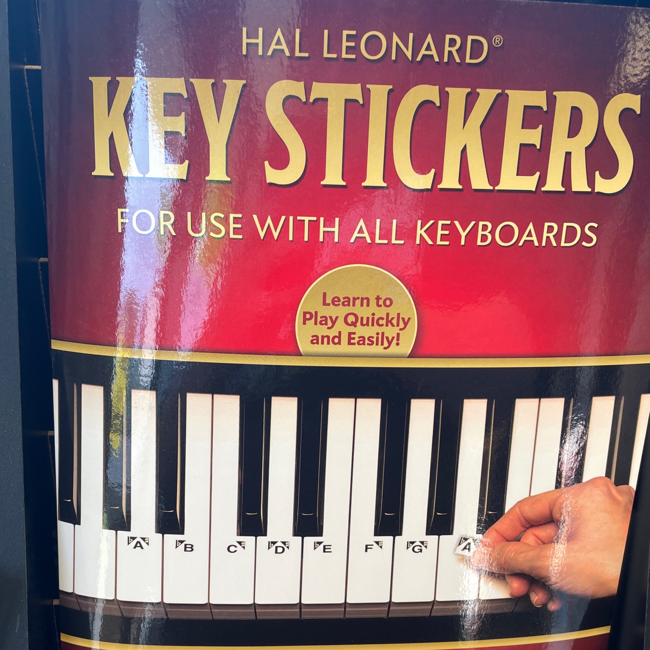 Abc key stickers  Waldens Music and Gifts